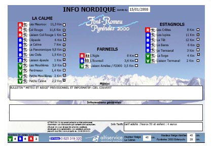 Ouverture des pistes SKI NORDIQUE